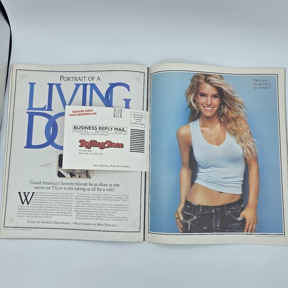 Vintage Rolling Stone Magazine November 2003 Jessica Simpson Cover Issue - Picture 5 of 5